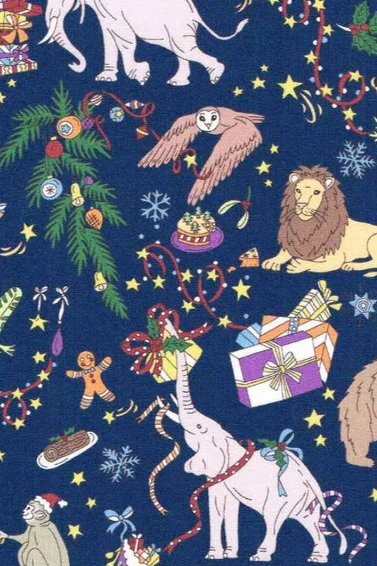Star Bodysuit in Liberty Christmas Print