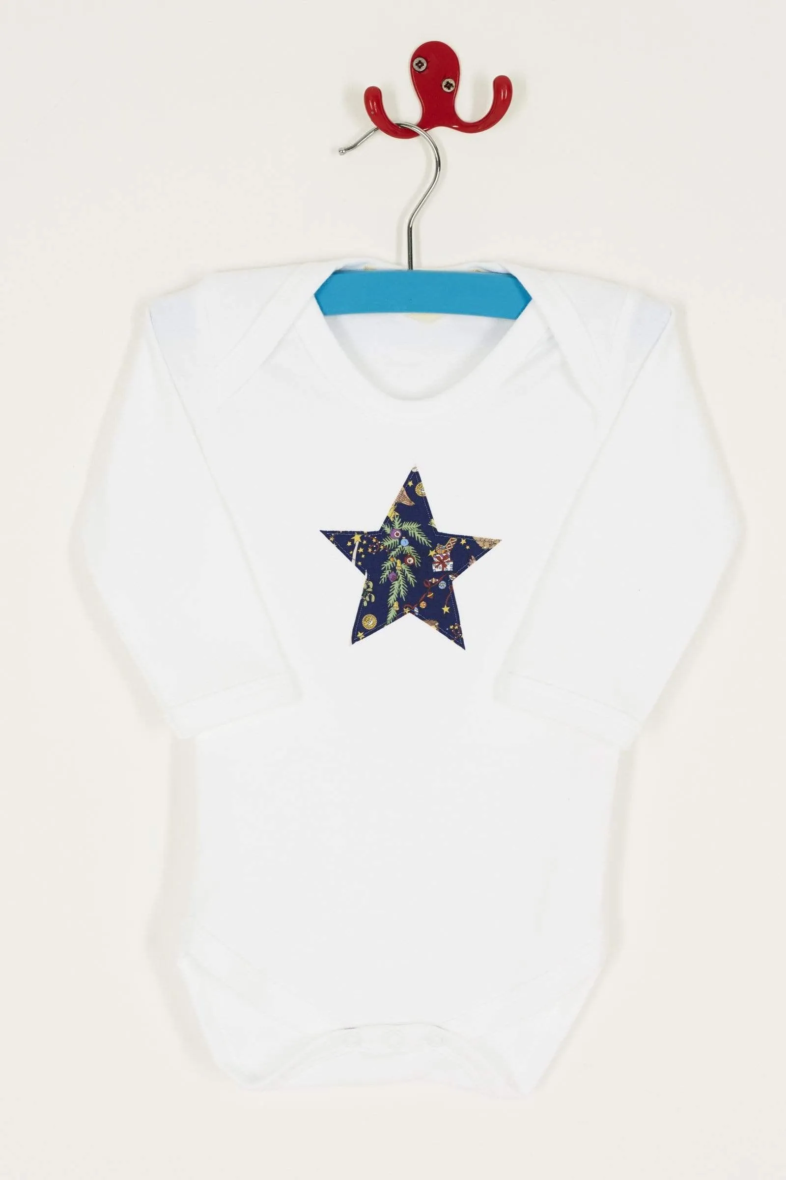 Star Bodysuit in Liberty Christmas Print