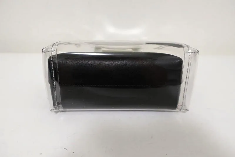 Staud Mini Shirley Bag Clear/White/Black Tote