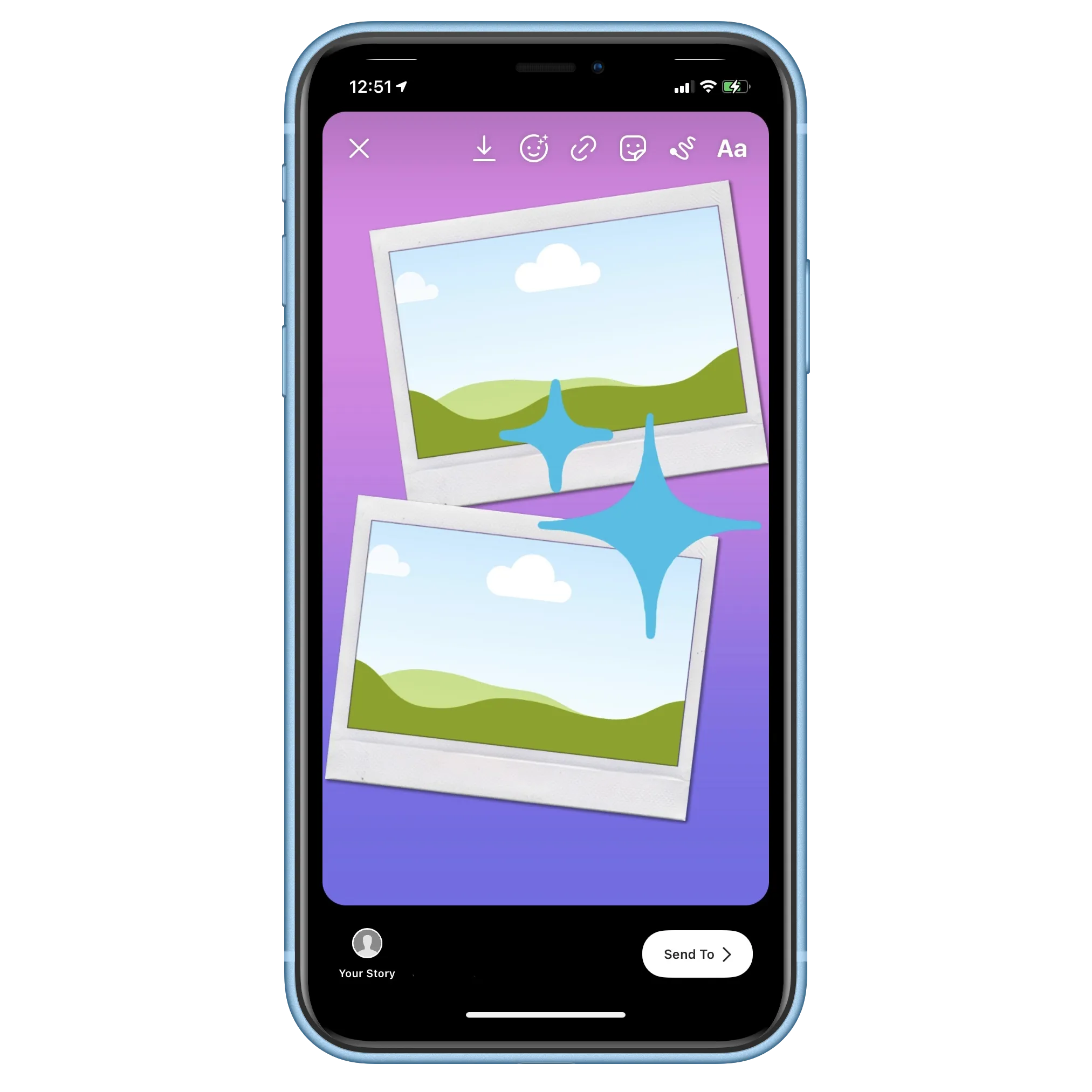 Stay Bright Instagram Story Template for Canva (FREE!)