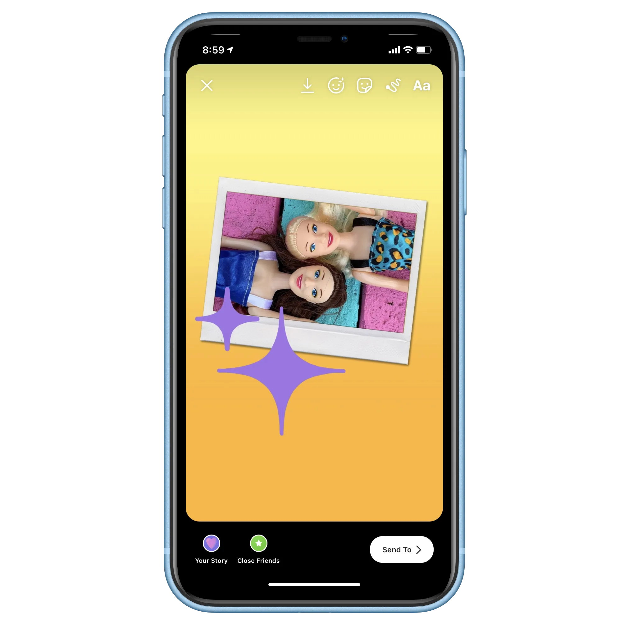 Stay Bright Instagram Story Template for Canva (FREE!)