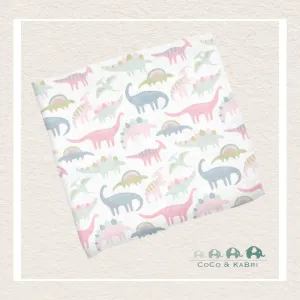 *Stephen Joseph Muslin Swaddle Blanket - Pink Dino