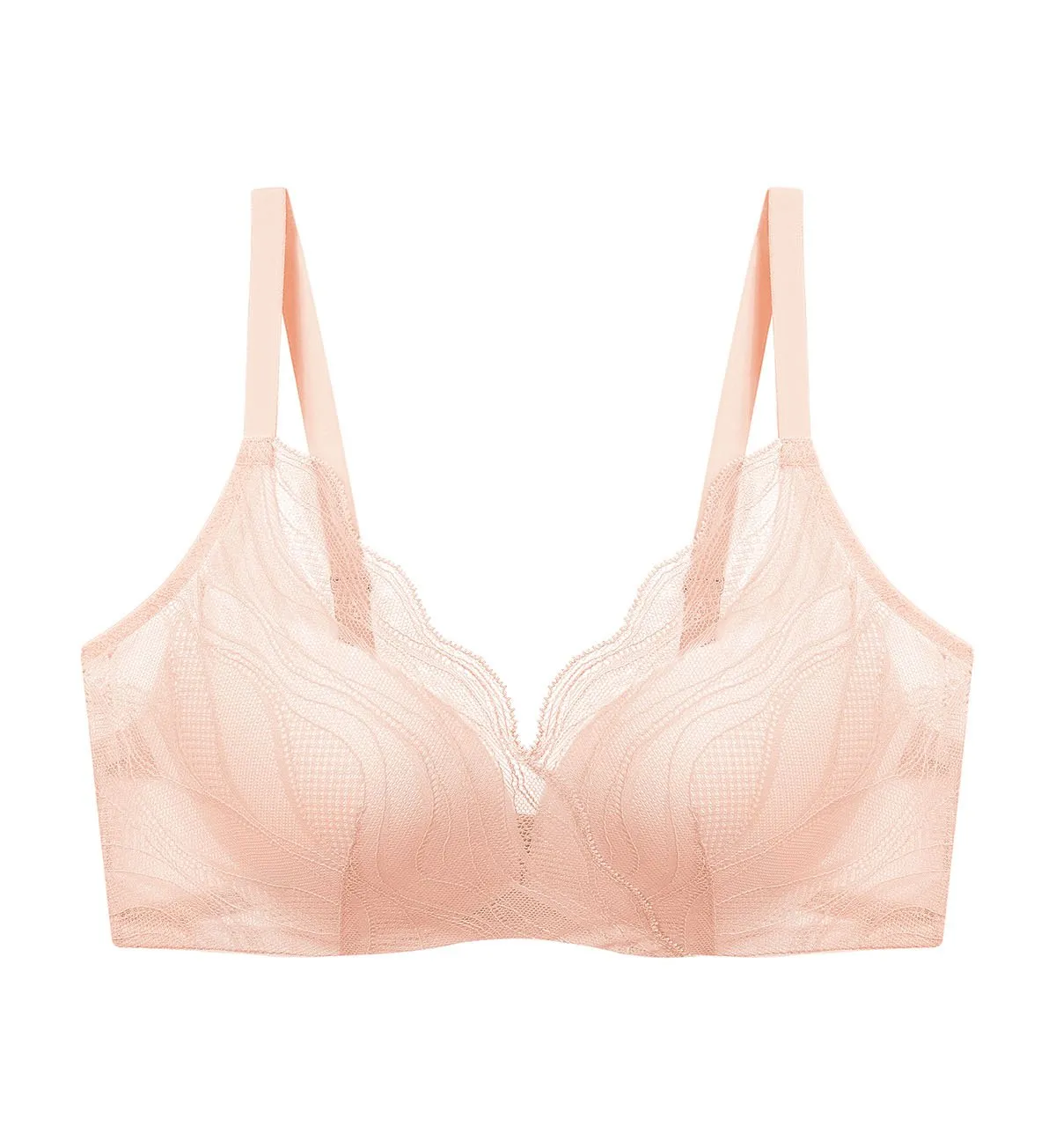 Style Airy Wired Push Up Deep V Bra