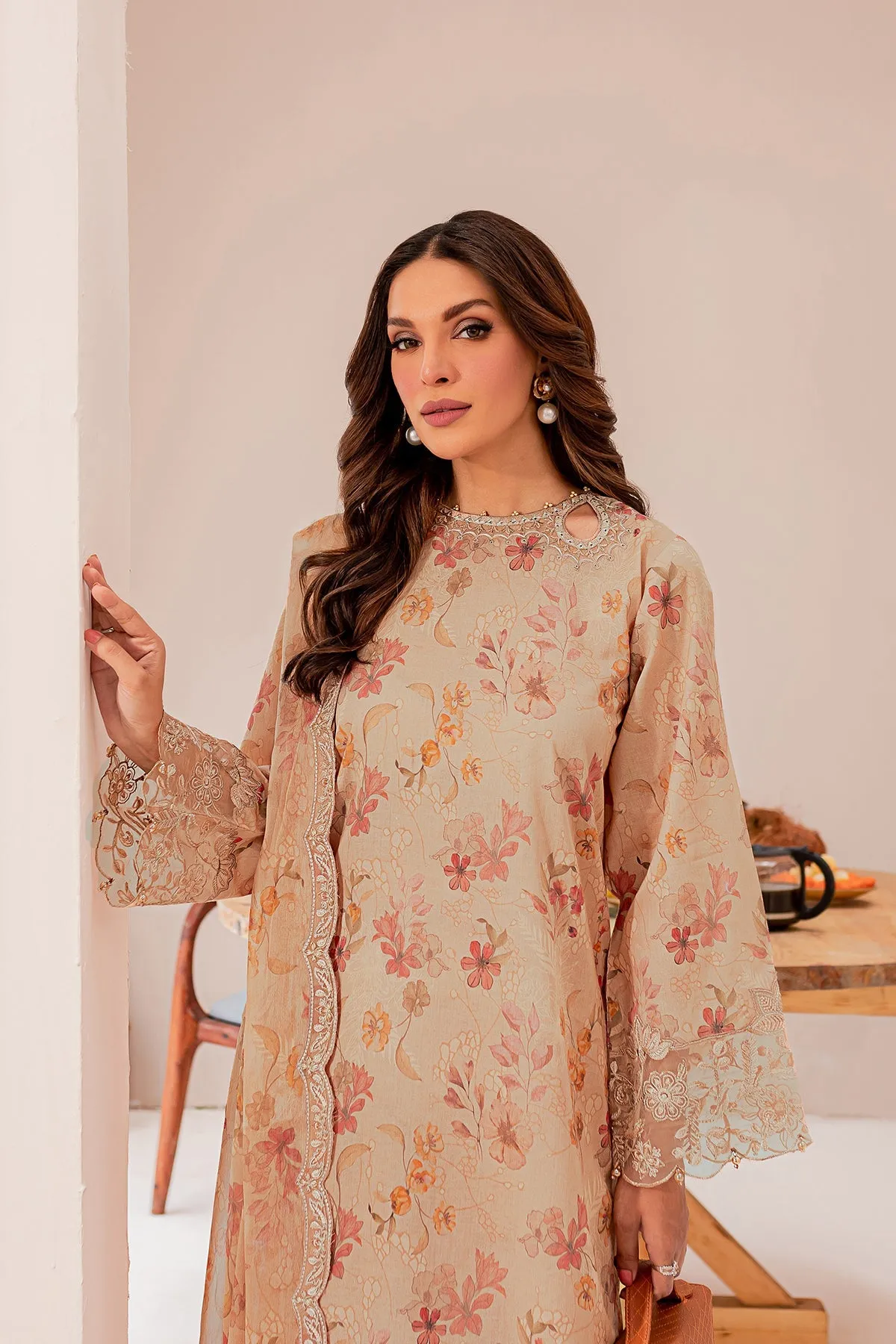 Summer Breeze| Farasha Mehak Festive Lawn SS 23 | Unstitched Embroidered Collection