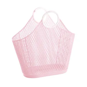 Sun Jellies Retro Fiesta Shopper Jelly Bag Large Pink