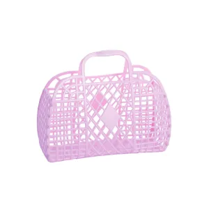 Sun Jellies Small Retro Basket - Lilac
