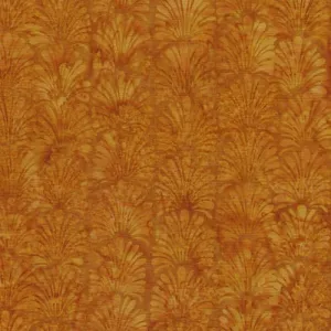Sunset Plumes Batiks Rust