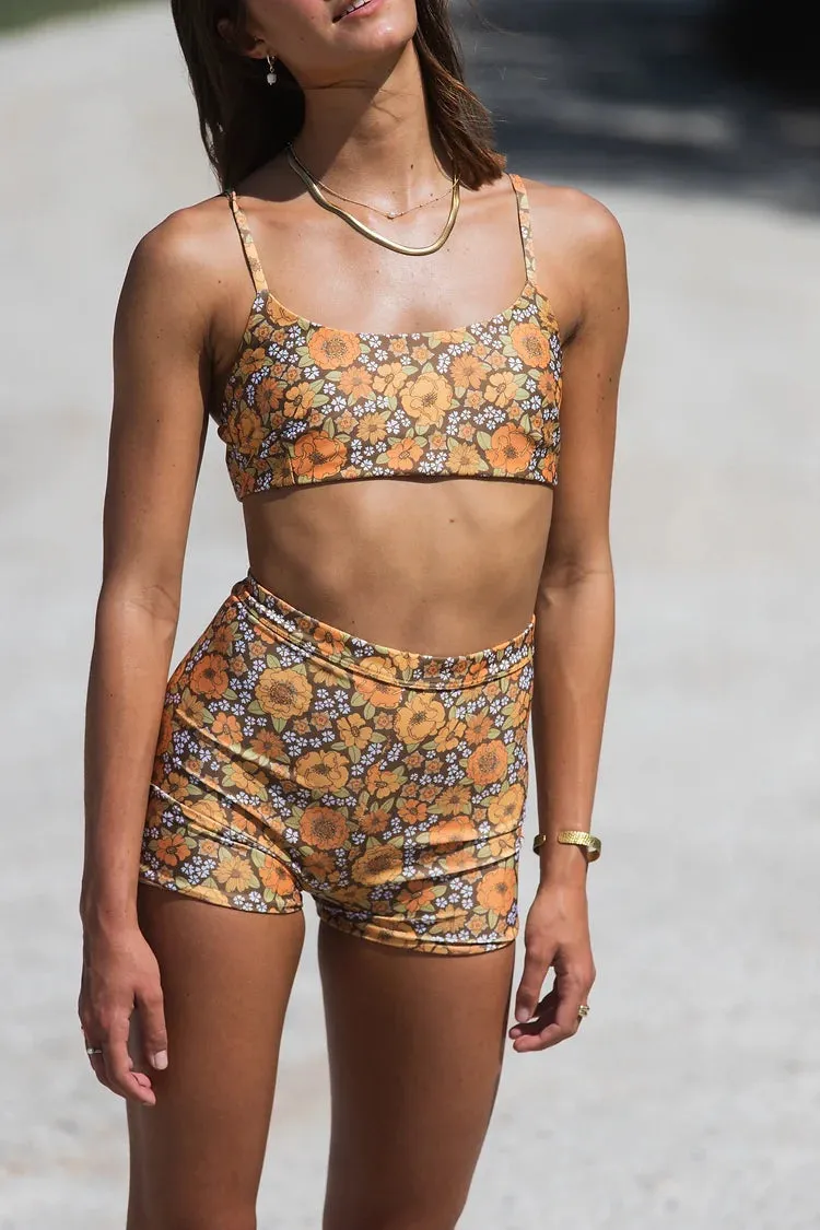 Surf Shorties in Retro Blossom