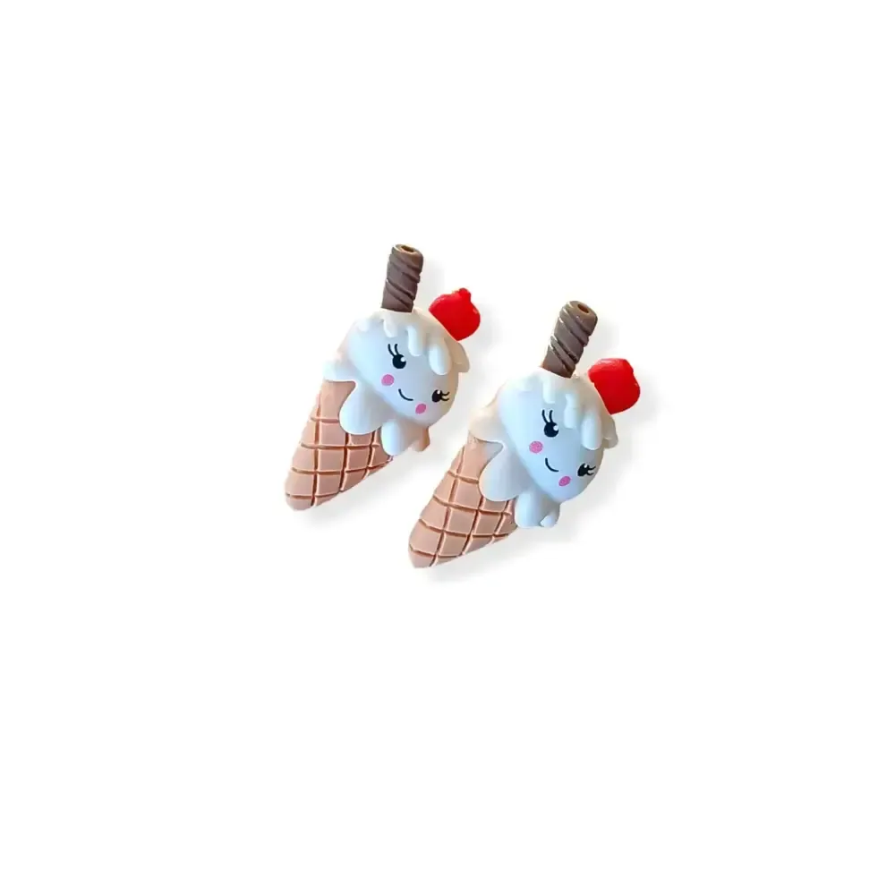 Sweet Treats for Your Ears - Ice Cream Cone Resin Earrings!