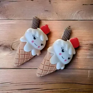 Sweet Treats for Your Ears - Ice Cream Cone Resin Earrings!