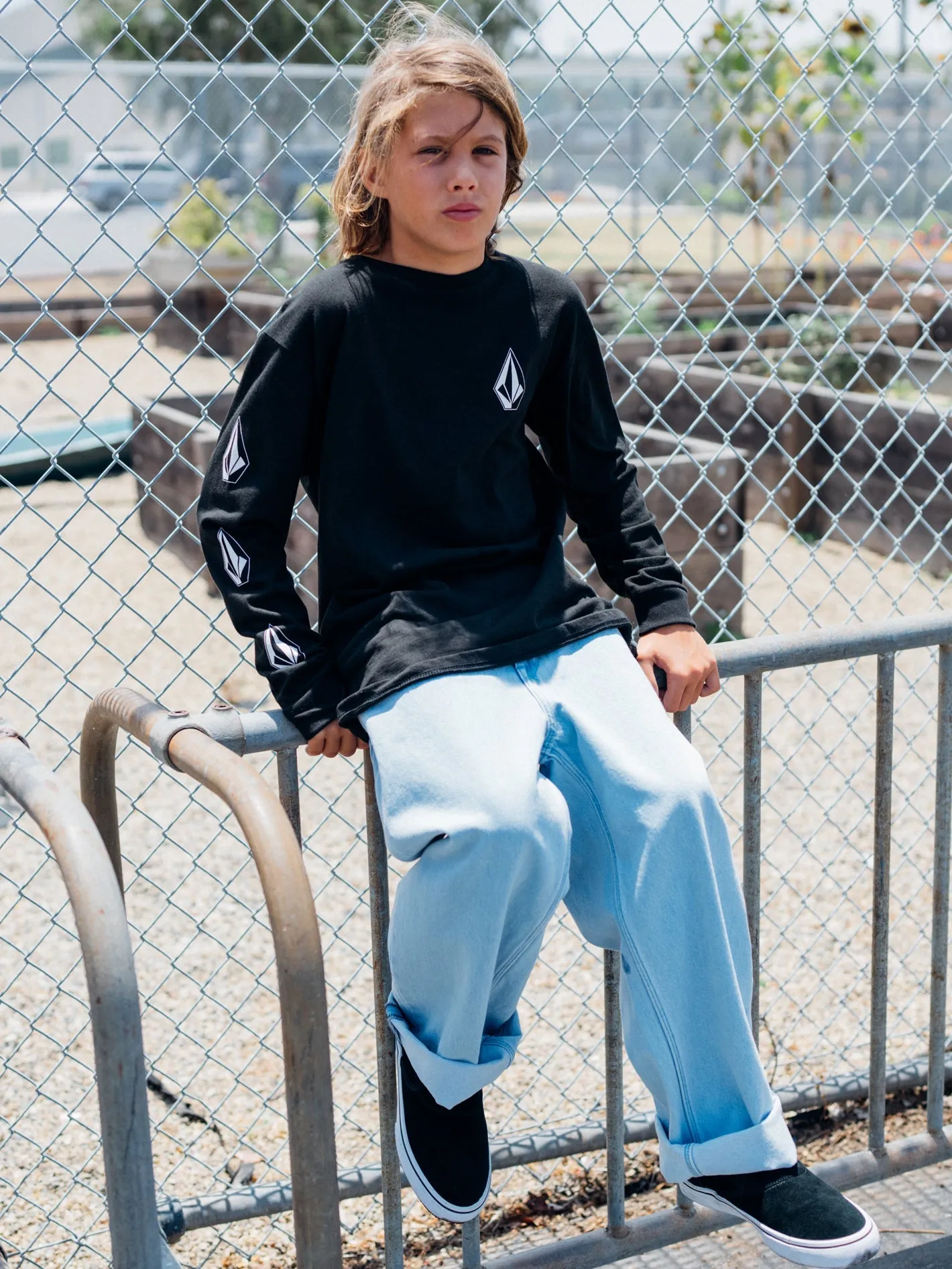 T-shirt Iconic Stone - BLACK - (ENFANT)