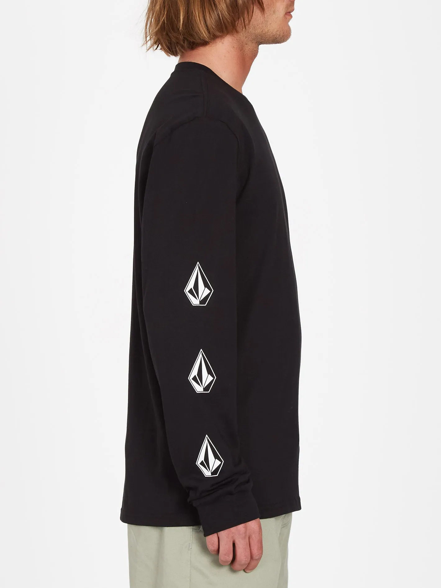 T-shirt Iconic Stone - BLACK