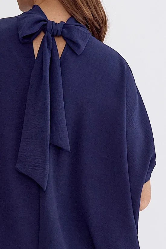The Elsie Top in Navy