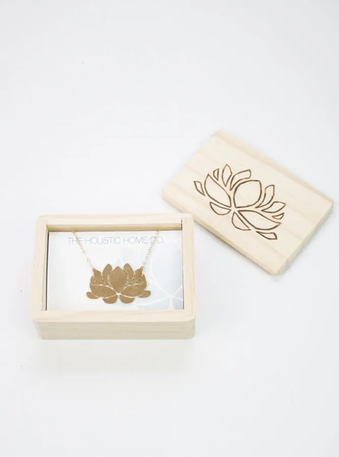 The Iconic Gold Lotus Necklace