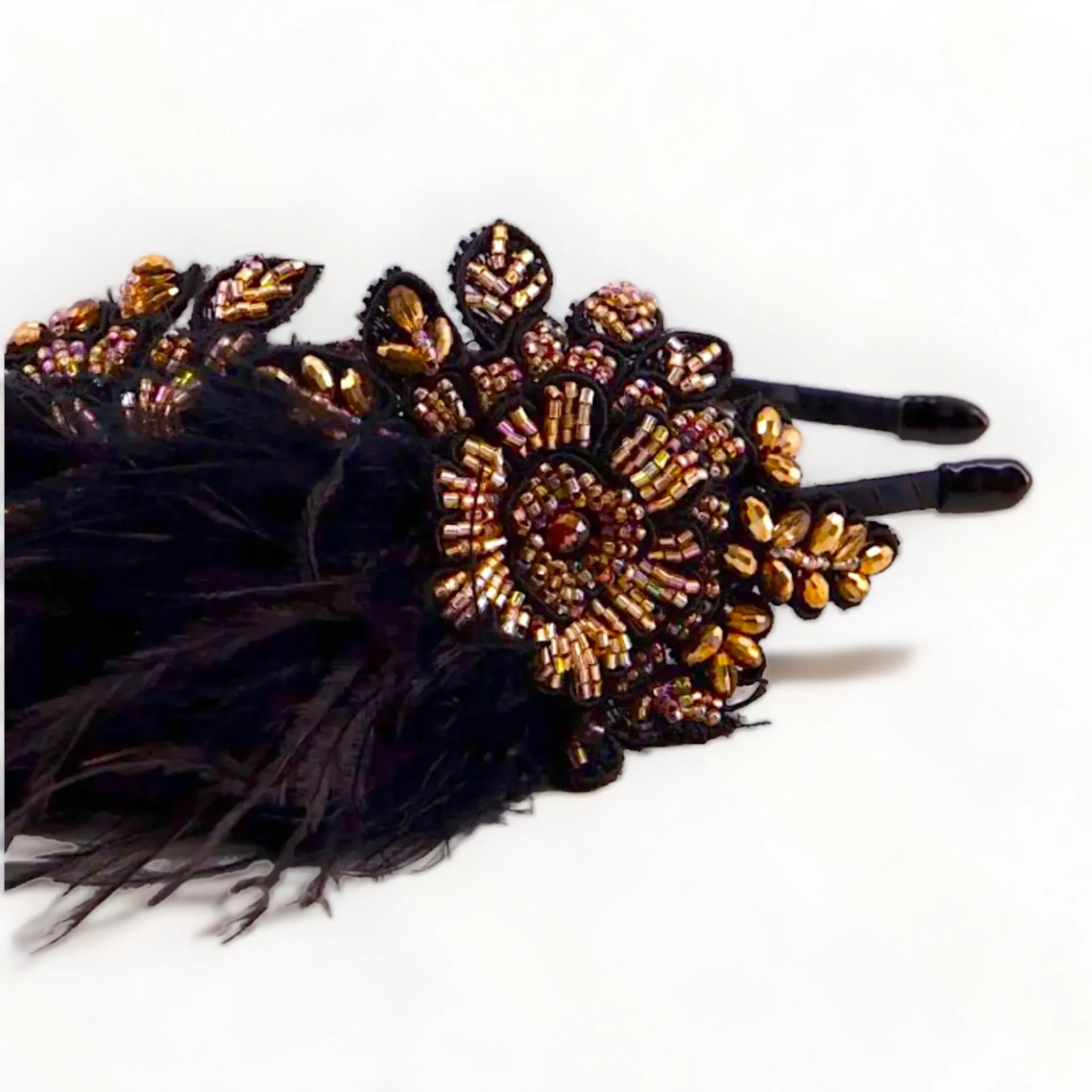 The Micah Miracle Designer Feather Headband