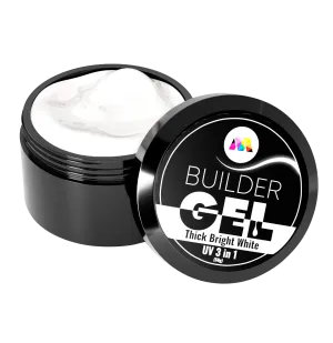 Thick Bright White UV Builder Gel - 30g