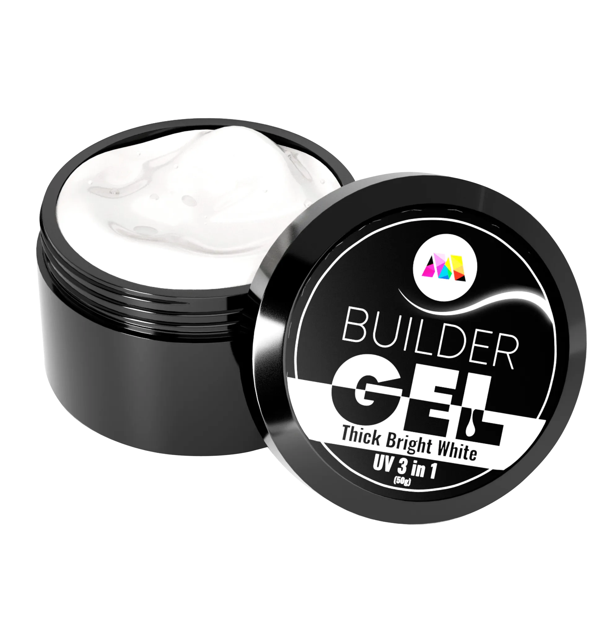 Thick Bright White UV Builder Gel - 30g