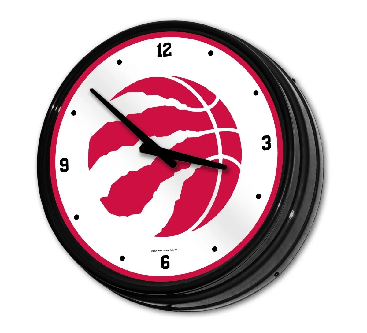 Toronto Raptors: Retro Lighted Wall Clock