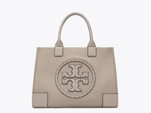 Tory Burch Ella Stud Logo French Grey (Nylon) Bag -TB39790