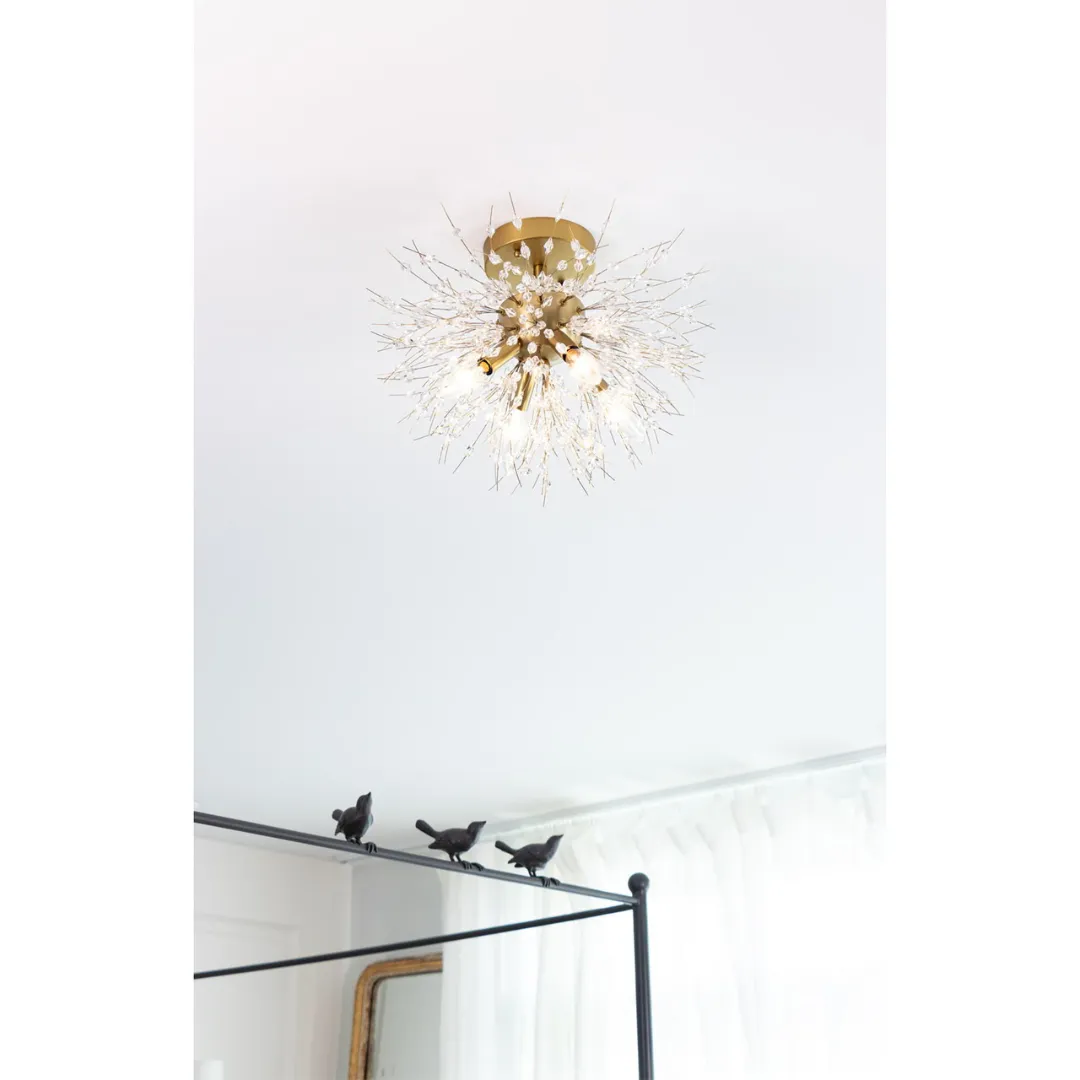 Tulle Semi Flush Mount