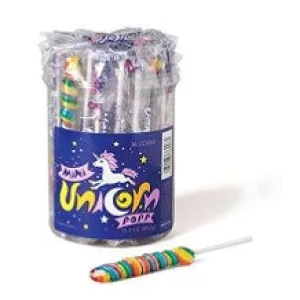 Unicorn Pops, Mini 6" 48 Count