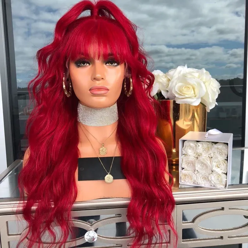 VIBRANT RED WIG