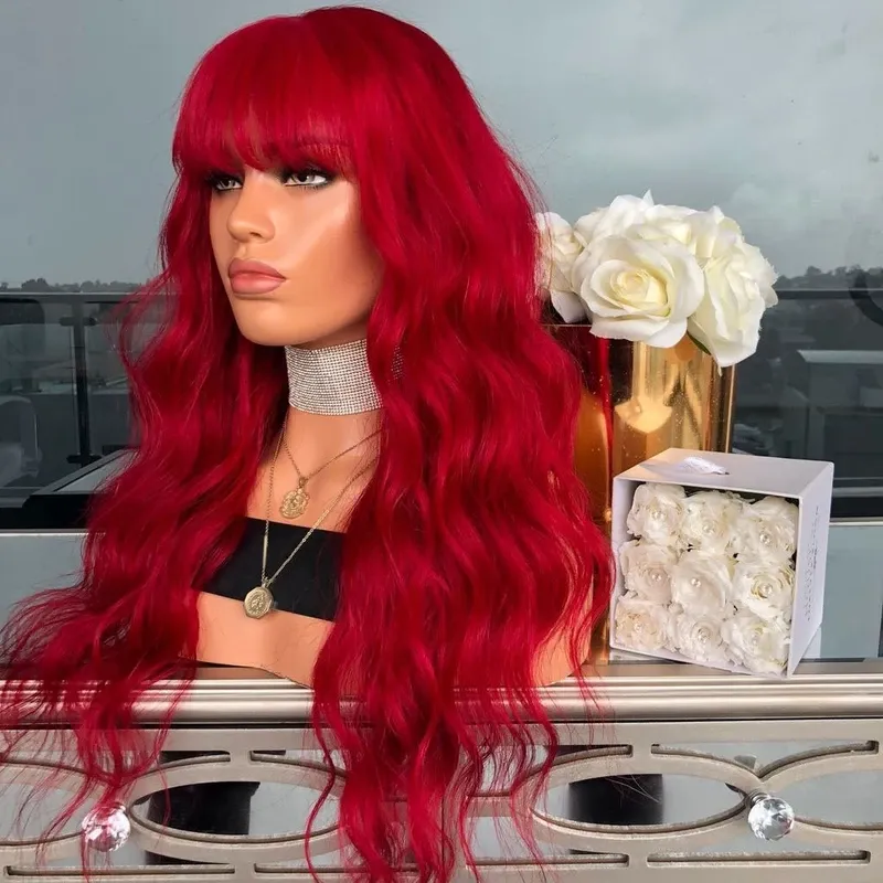 VIBRANT RED WIG