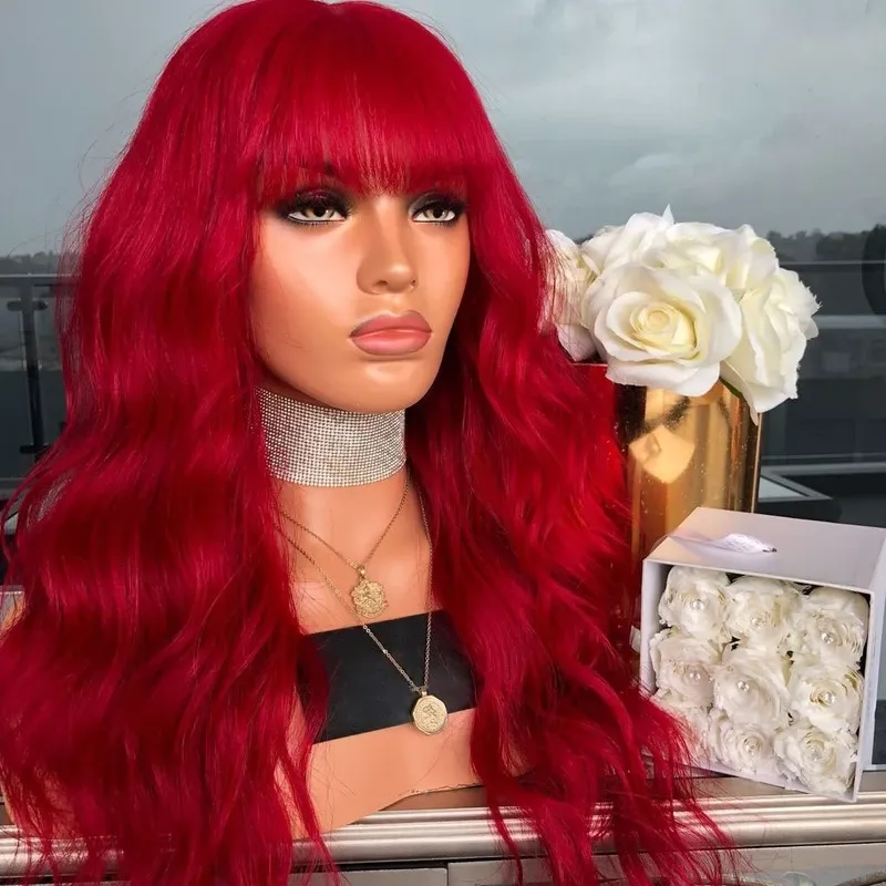 VIBRANT RED WIG