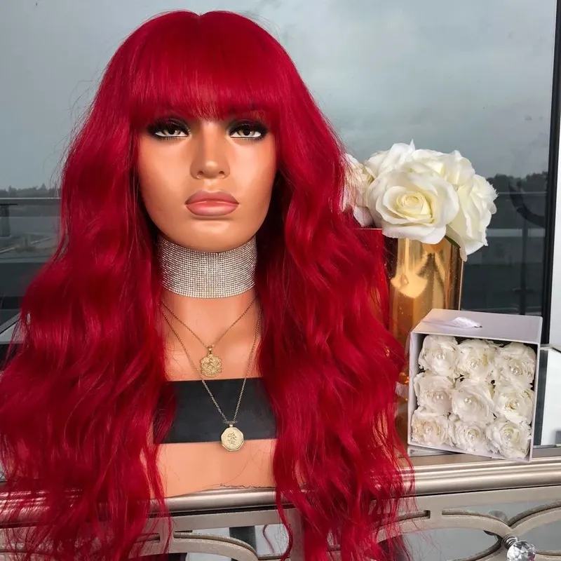 VIBRANT RED WIG