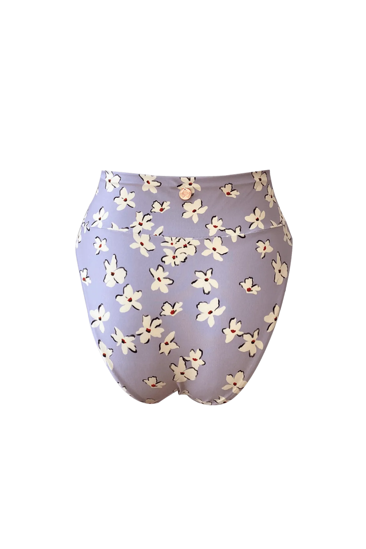 Victoria Retro High Waist Bikini Bottom Vanilla