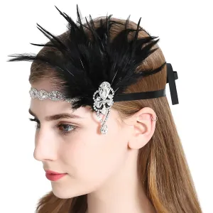 Vintage 1920s Flapper Headband Roaring 20s Great Gatsby Headpiece|JaosWish