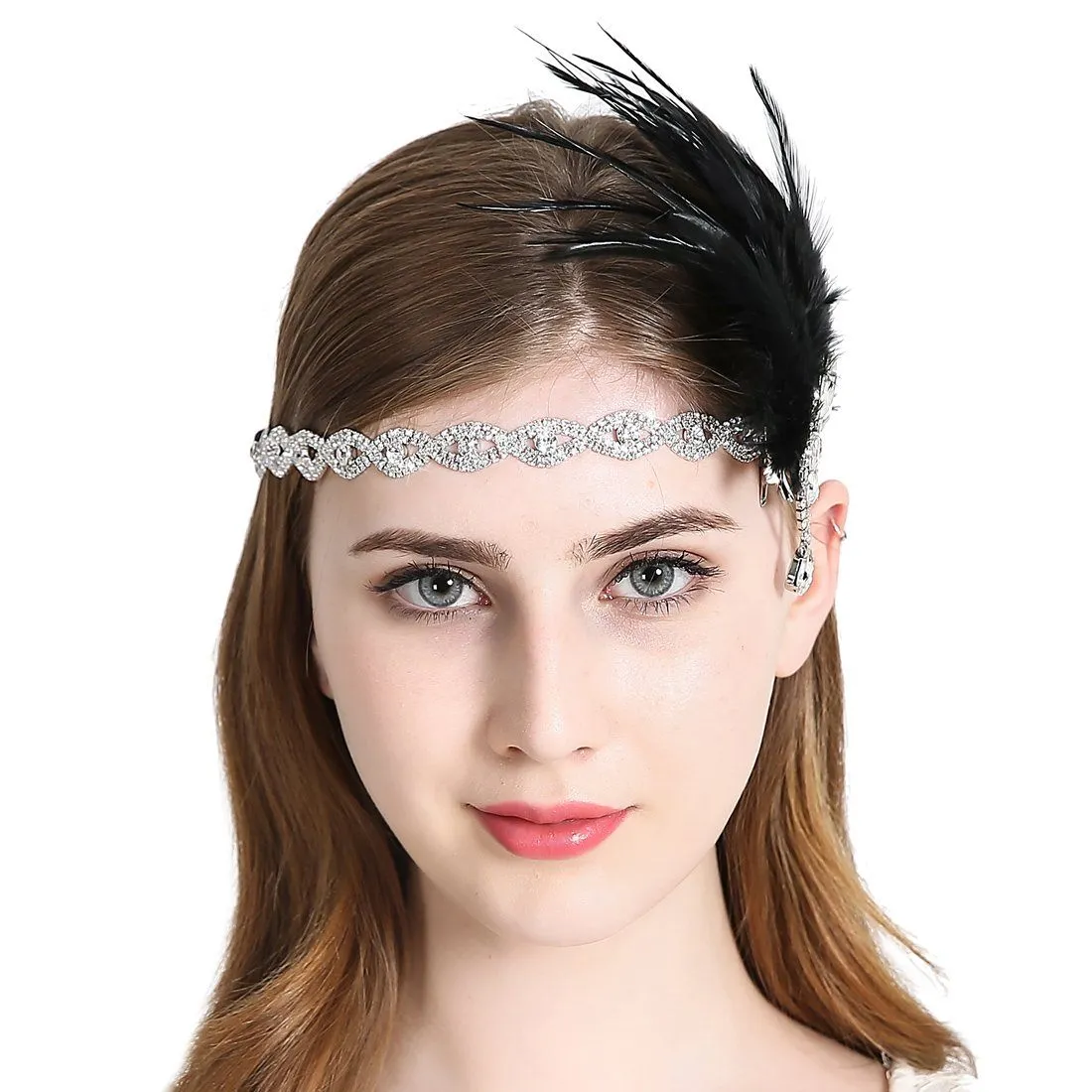 Vintage 1920s Flapper Headband Roaring 20s Great Gatsby Headpiece|JaosWish