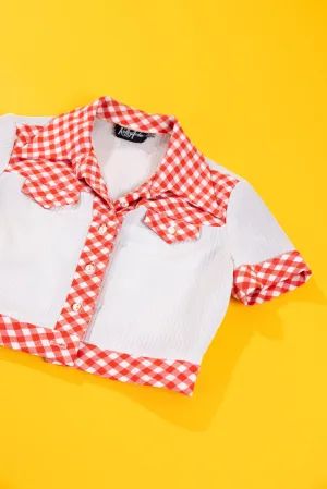 Vintage 70/80s Kelly Arden Crop Top