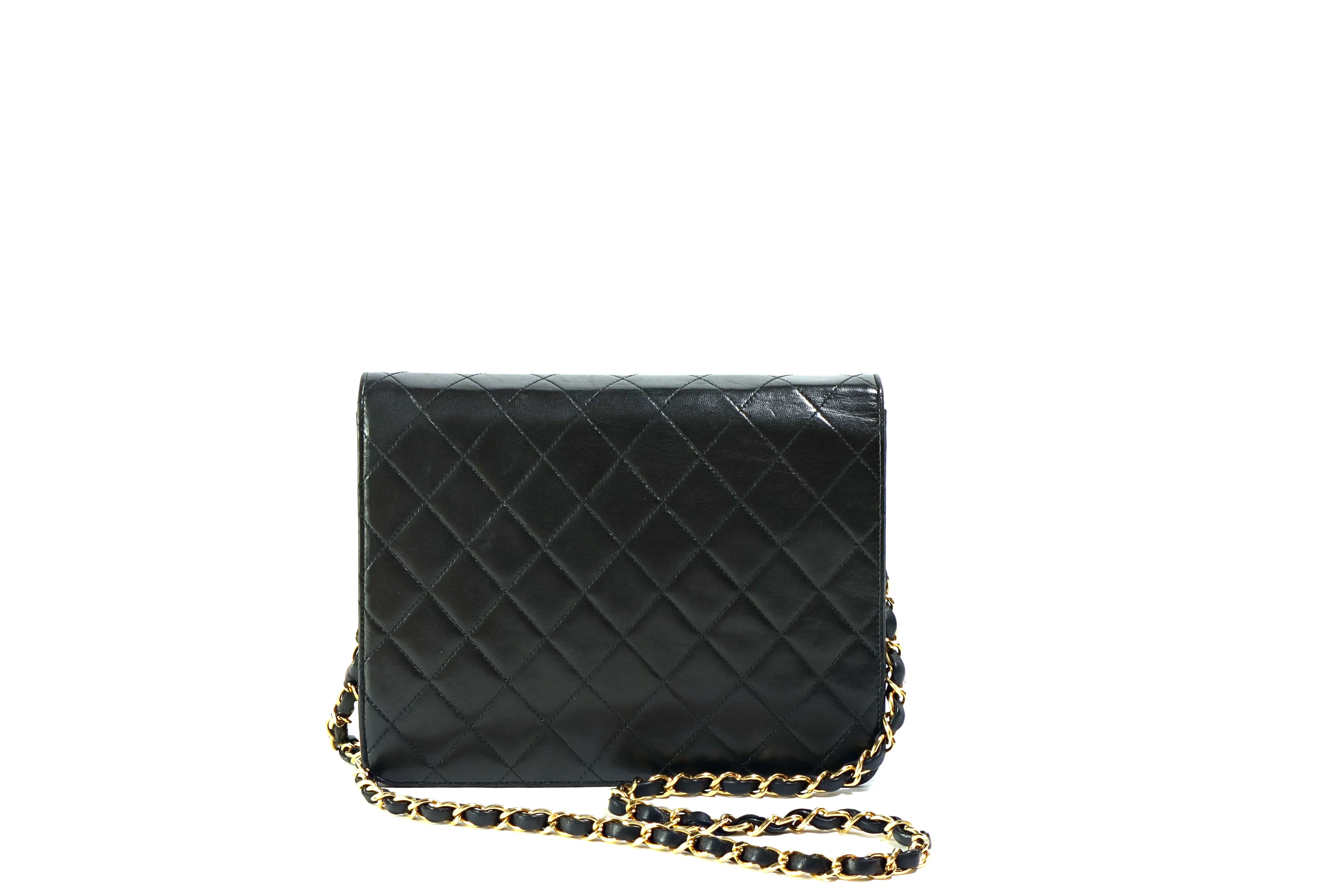 Vintage Chanel Lambskin Single Flap Bag