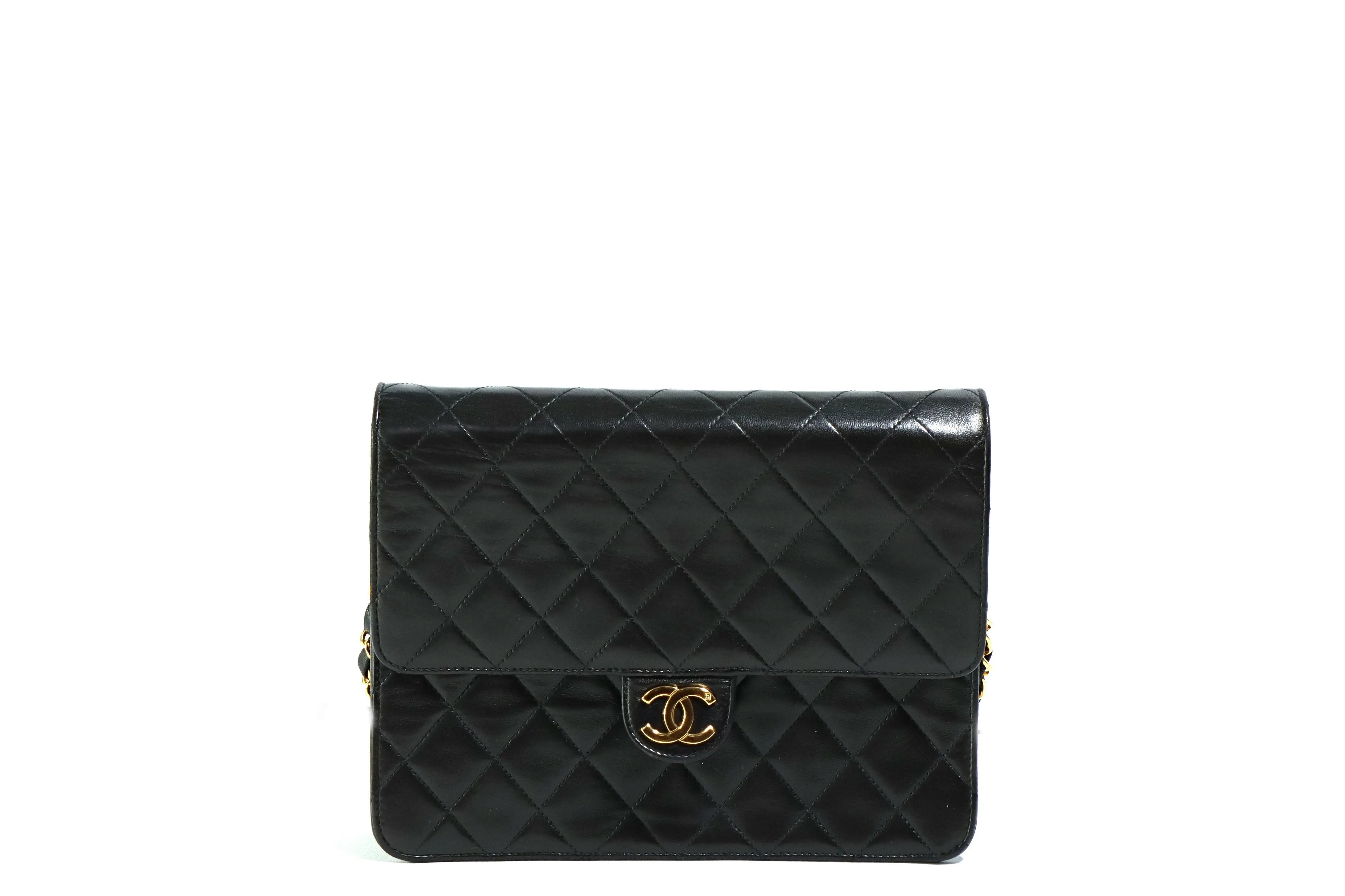 Vintage Chanel Lambskin Single Flap Bag