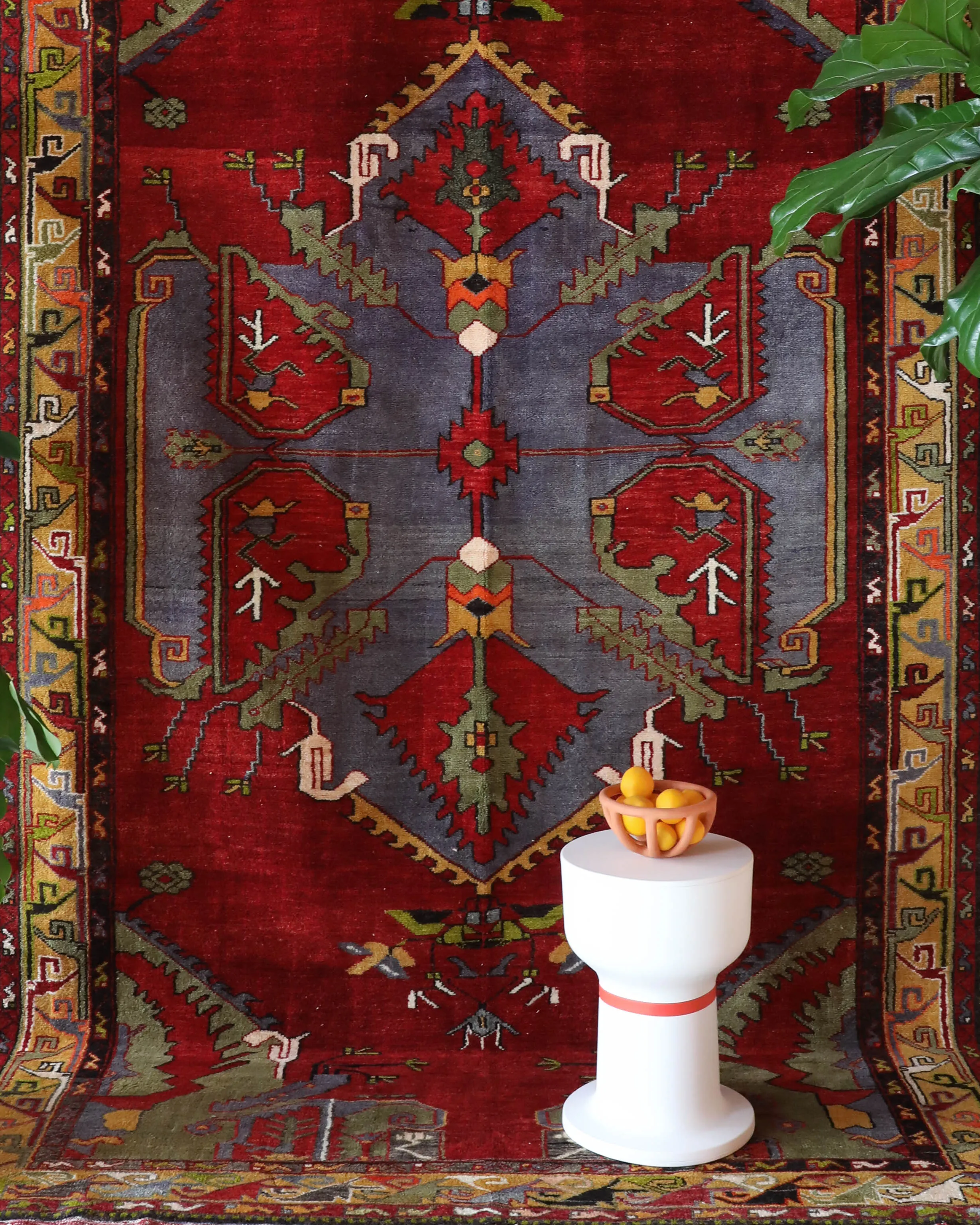 Vintage Denizli Can Rug 6'2"x11'2"