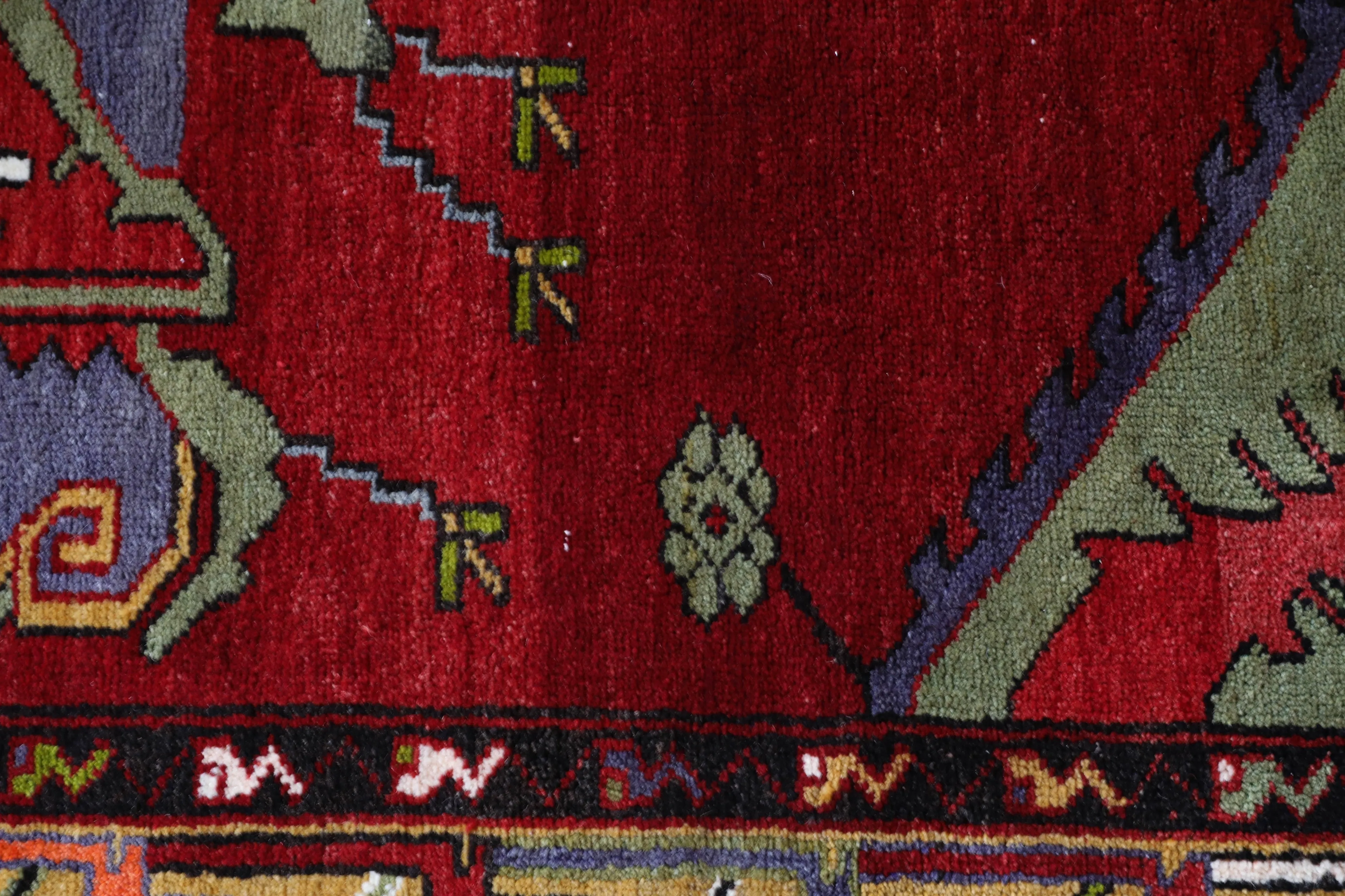 Vintage Denizli Can Rug 6'2"x11'2"