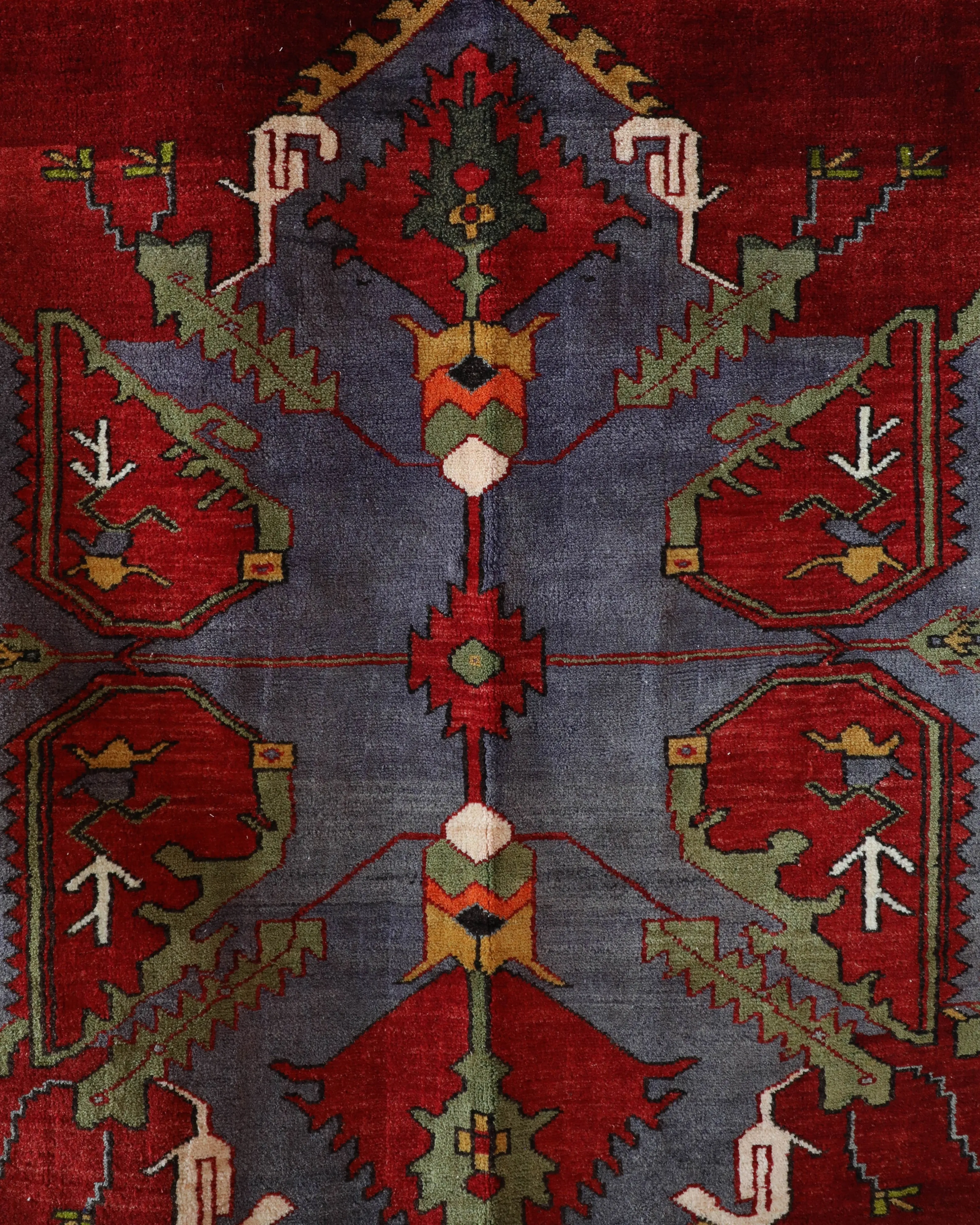 Vintage Denizli Can Rug 6'2"x11'2"