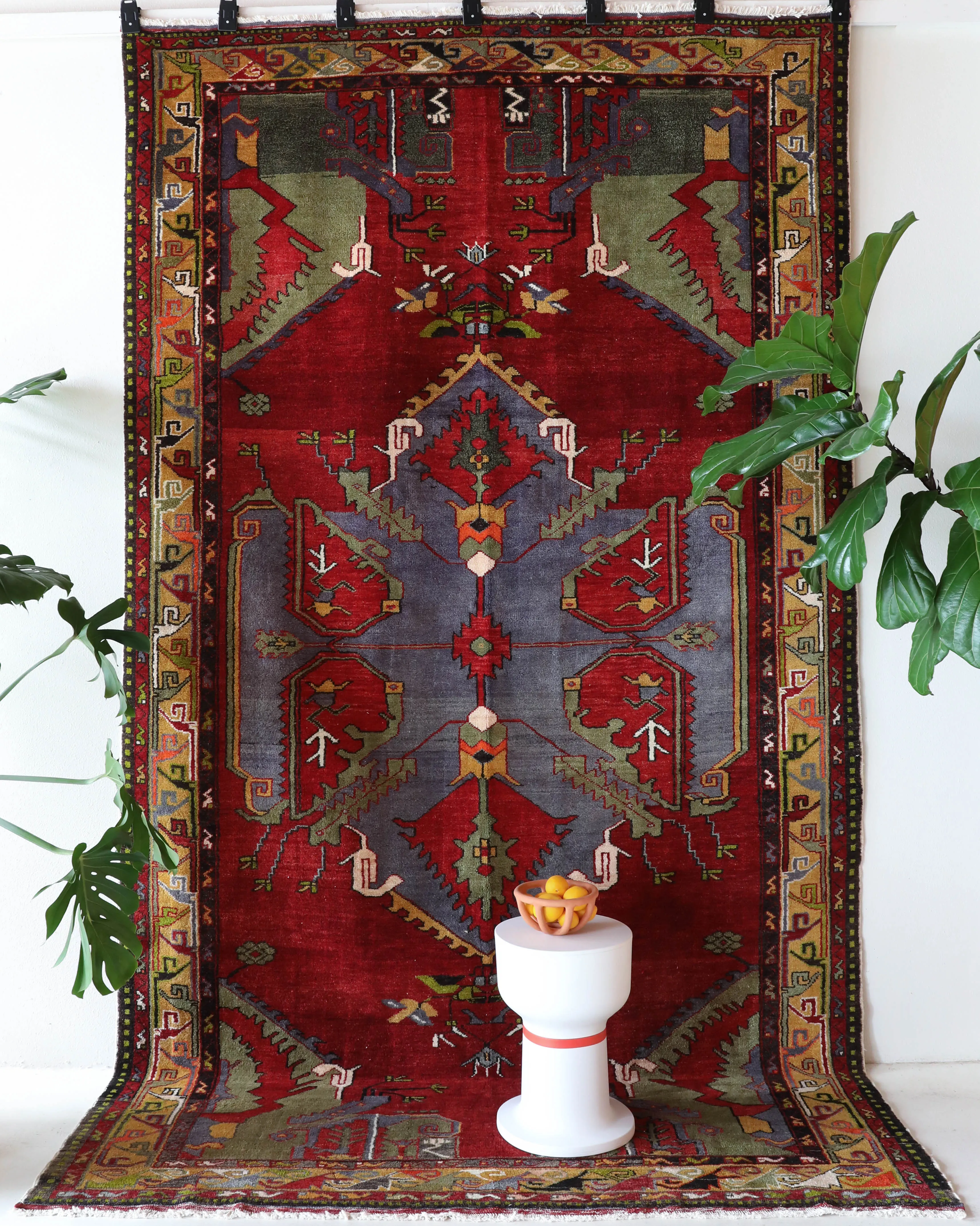 Vintage Denizli Can Rug 6'2"x11'2"