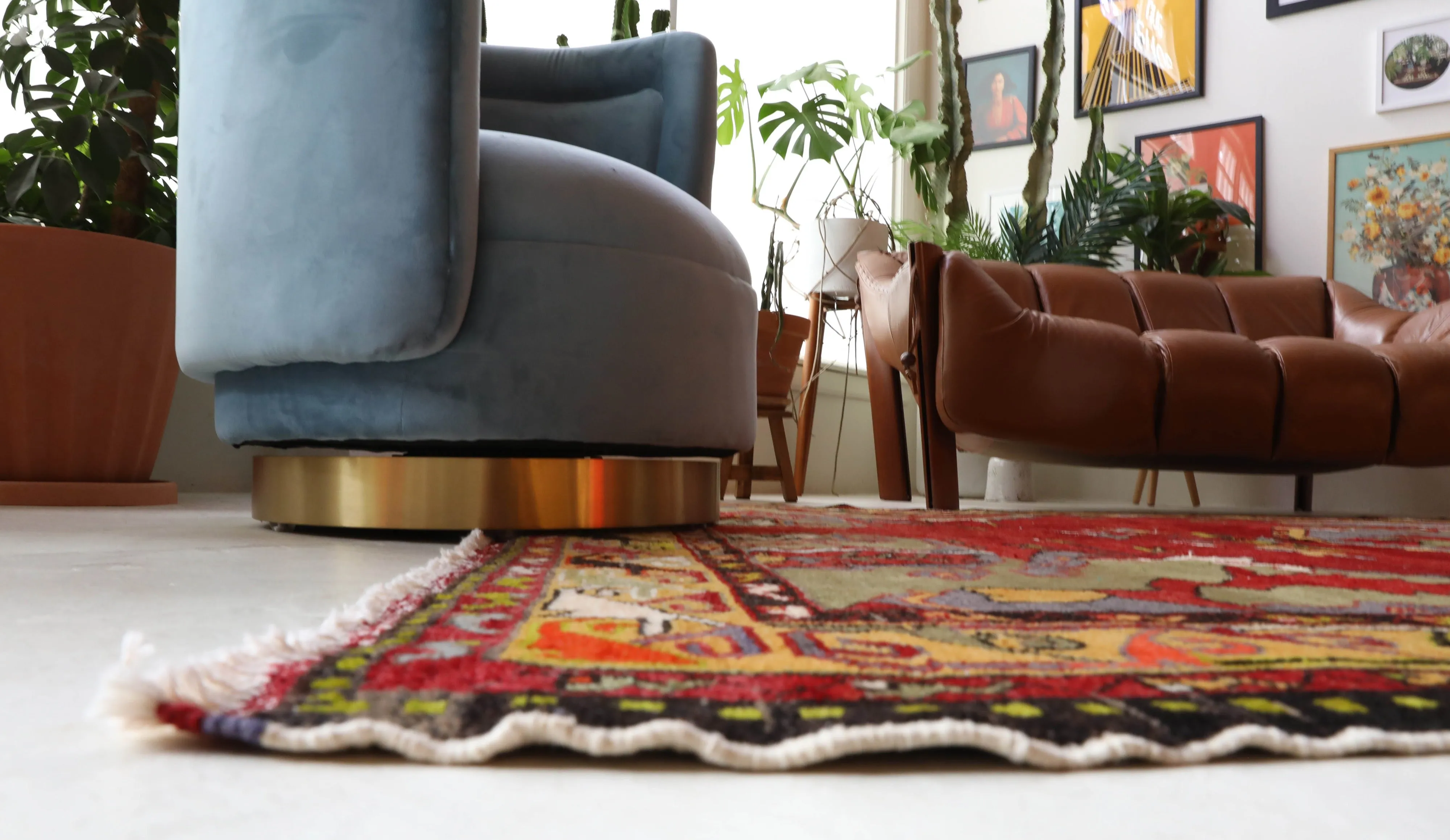 Vintage Denizli Can Rug 6'2"x11'2"