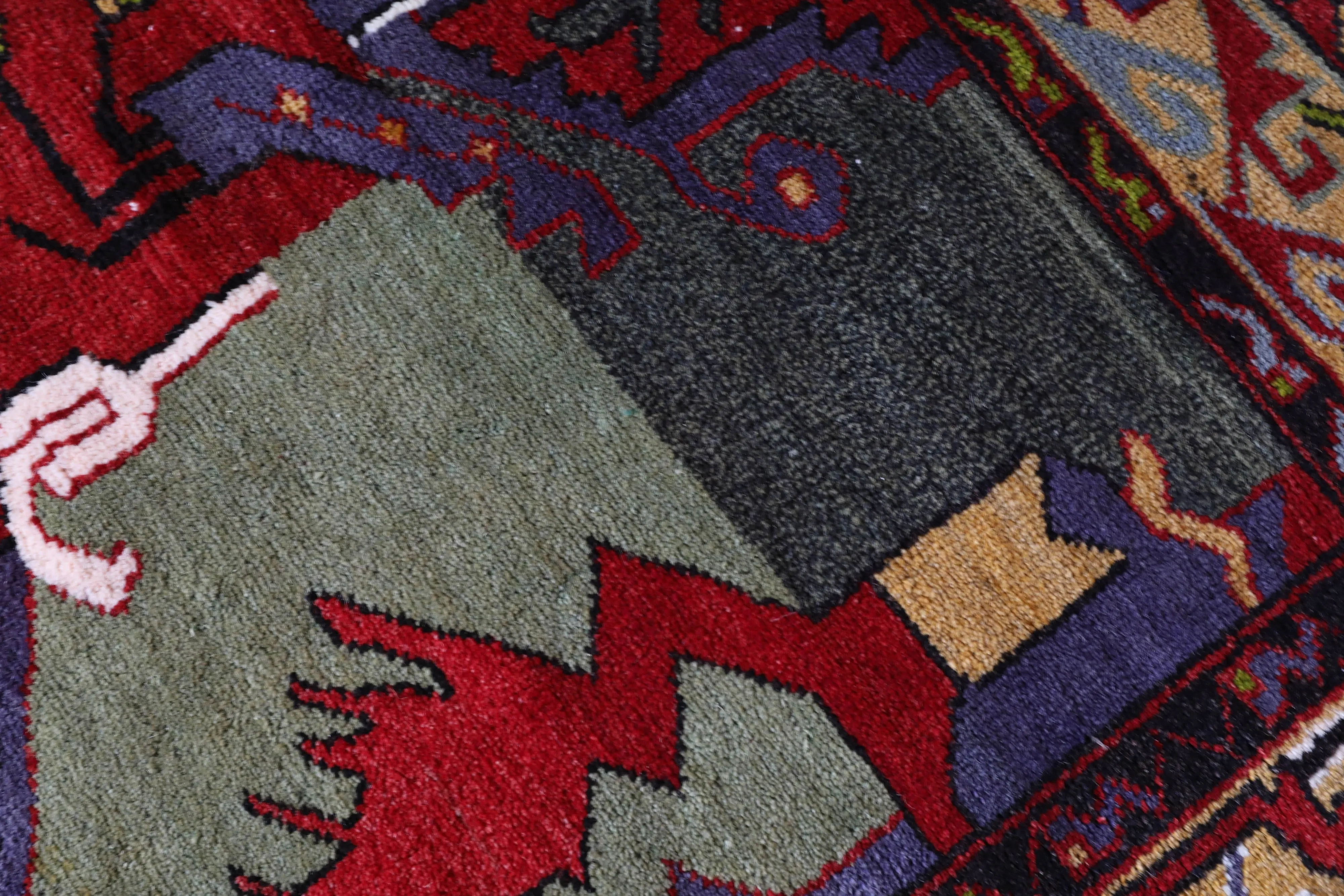 Vintage Denizli Can Rug 6'2"x11'2"