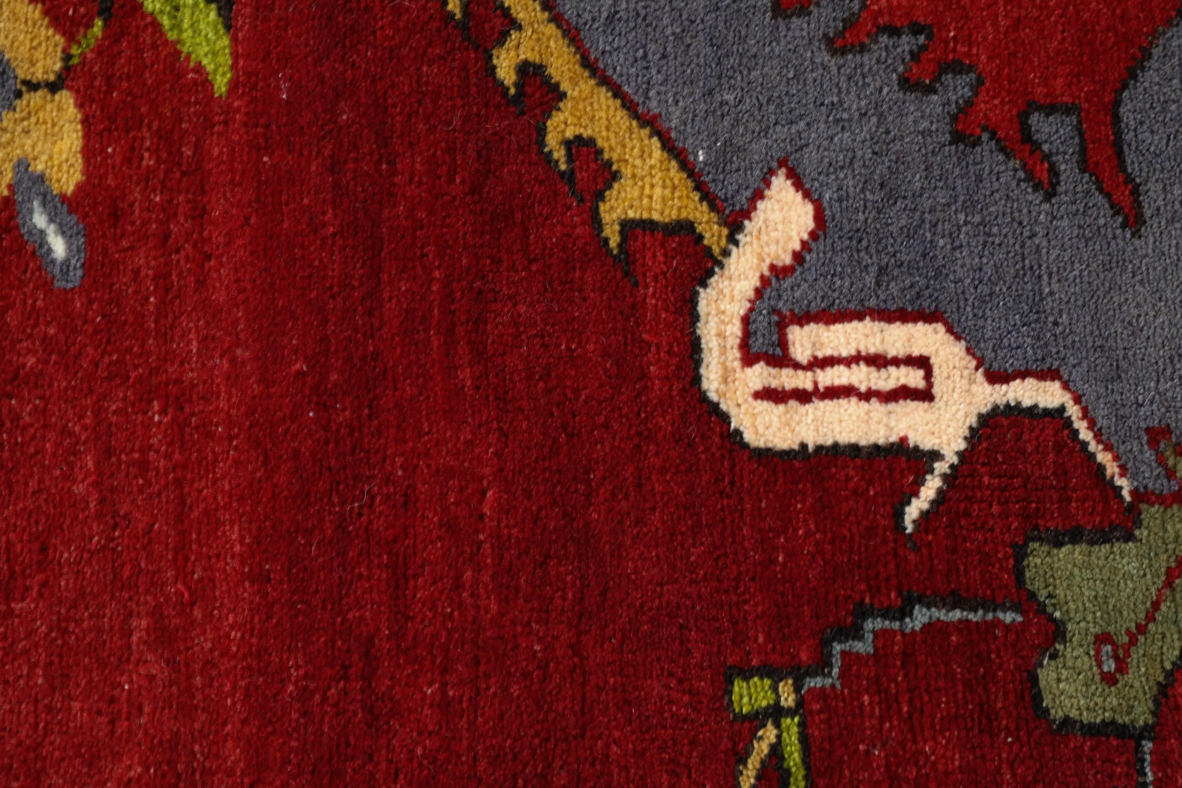Vintage Denizli Can Rug 6'2"x11'2"