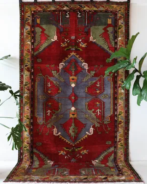 Vintage Denizli Can Rug 6'2"x11'2"