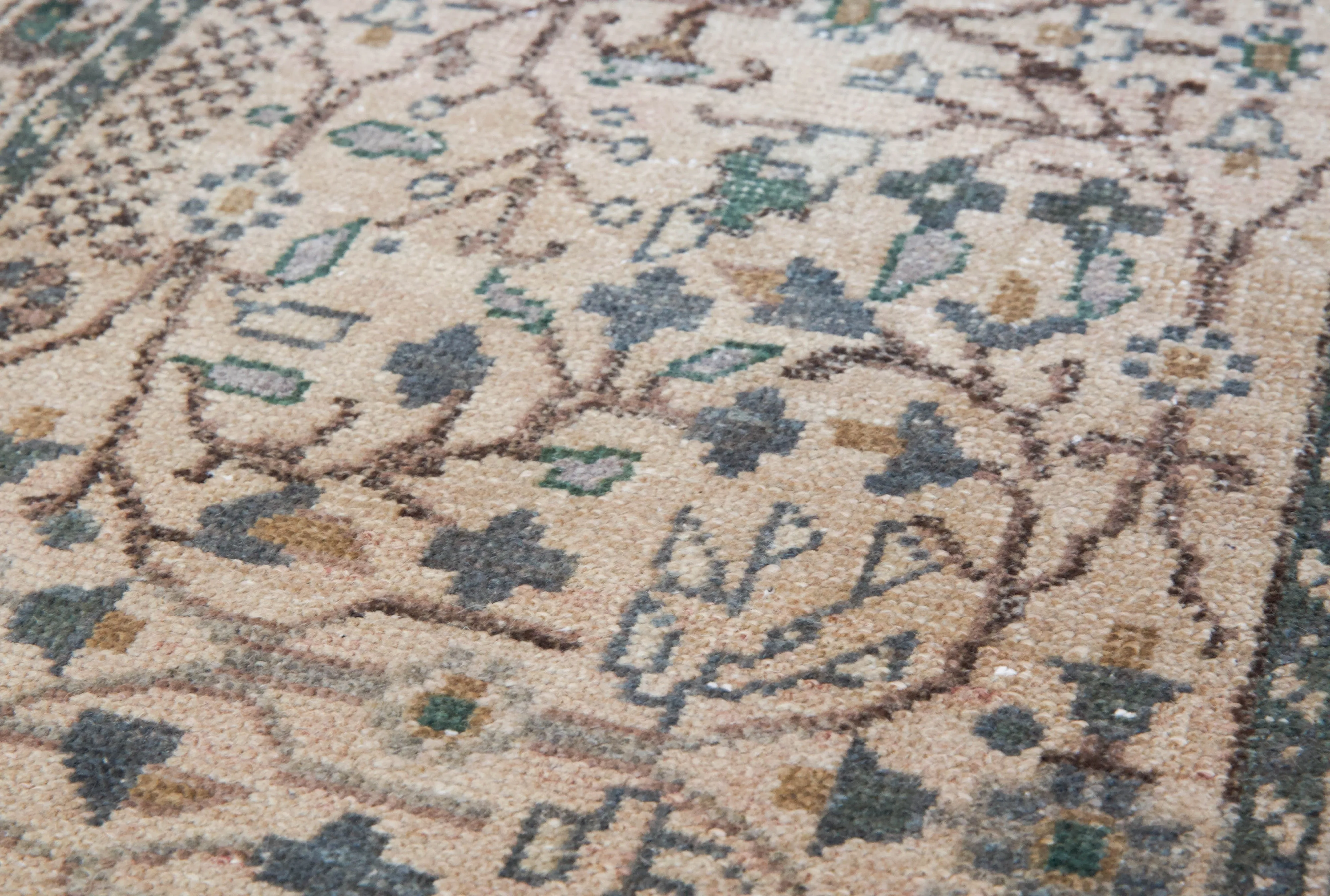 Vintage Mini Turkish Rug 22"x46"