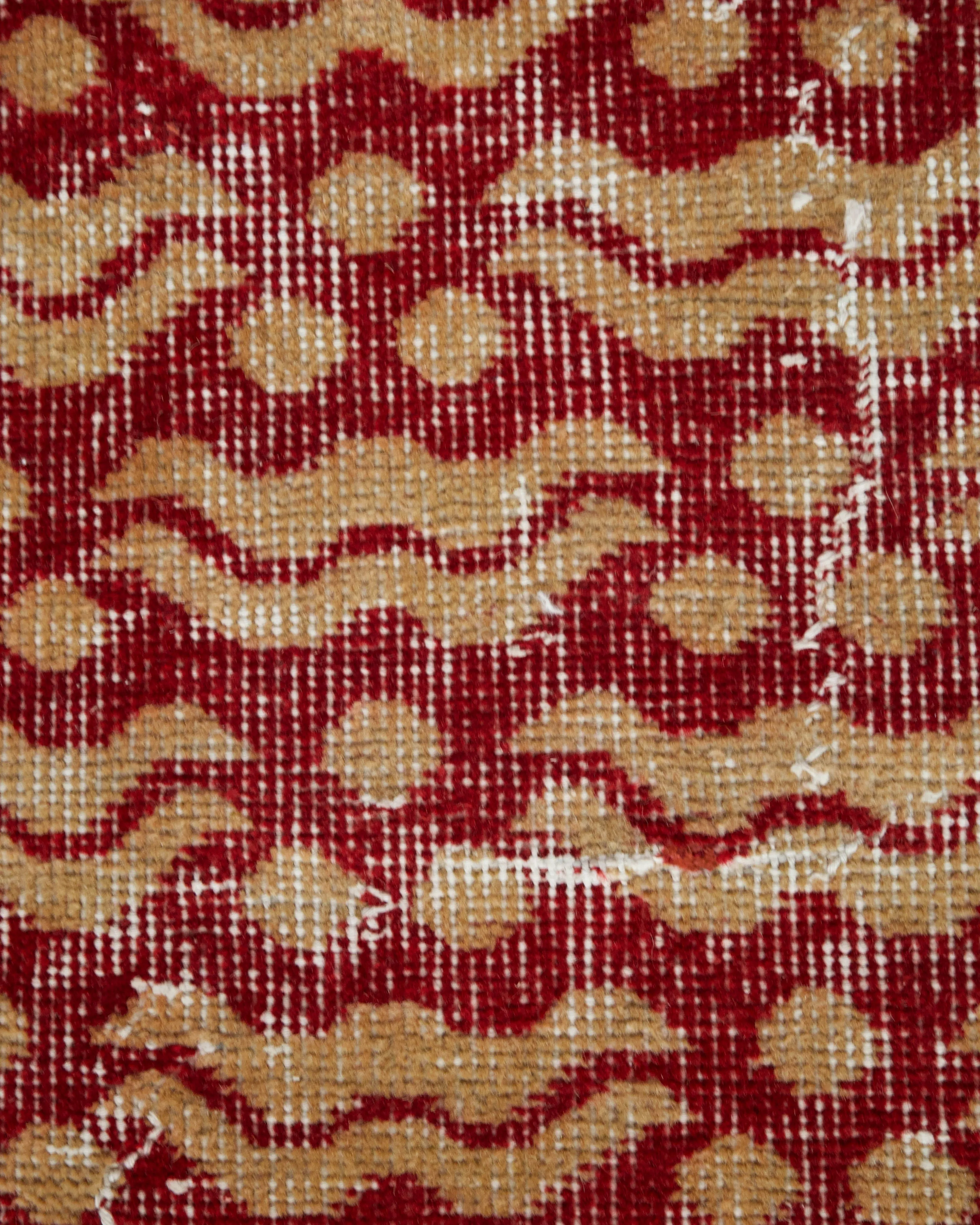 Vintage Turkish Art Deco Rug 6'8"x10'7"