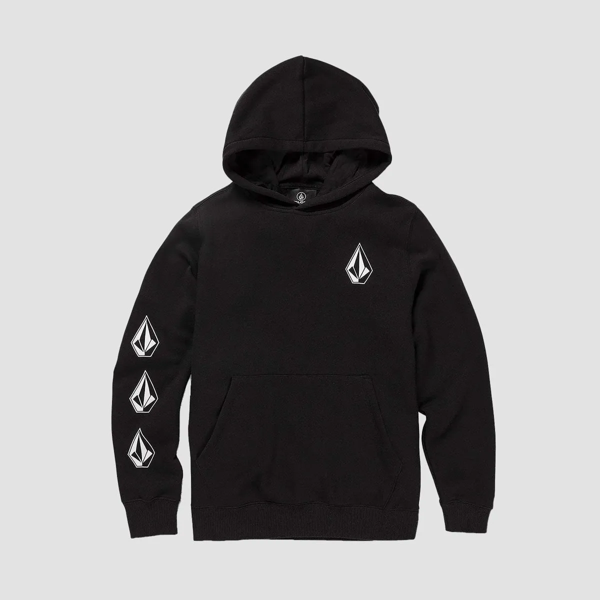 Volcom Iconic Stone Pullover Hoodie Black - Kids