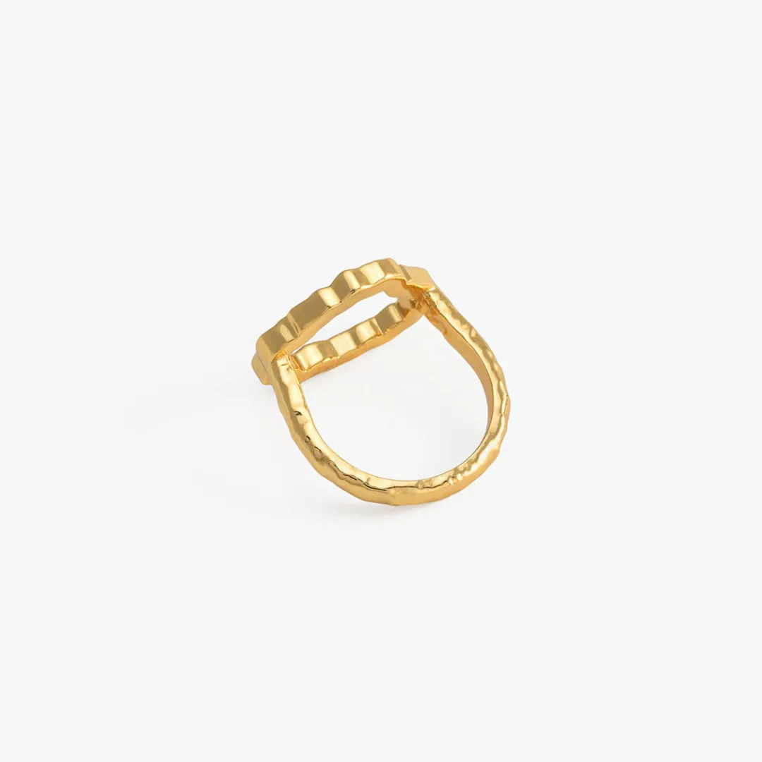 Wagener Terrace Gold Plated Ring