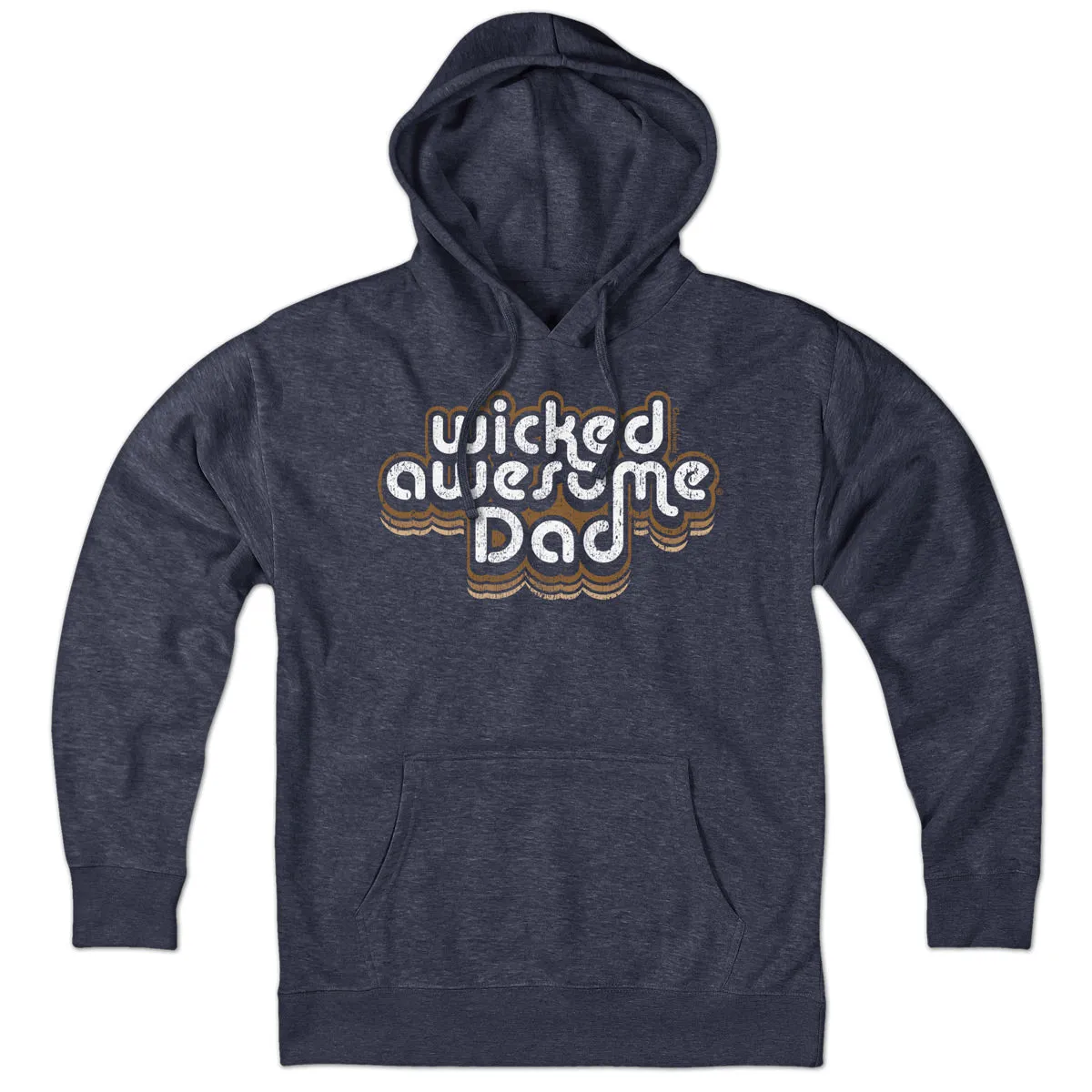 Wicked Awesome Dad Retro Hoodie