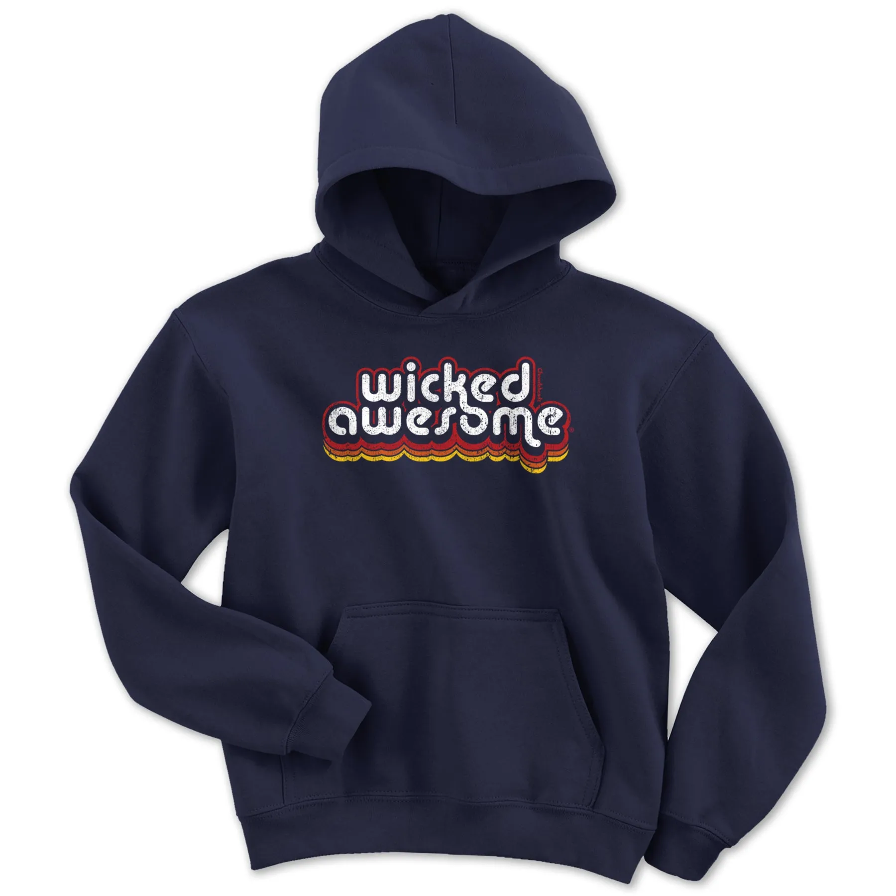 Wicked Awesome Retro Youth Hoodie