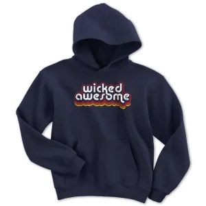 Wicked Awesome Retro Youth Hoodie